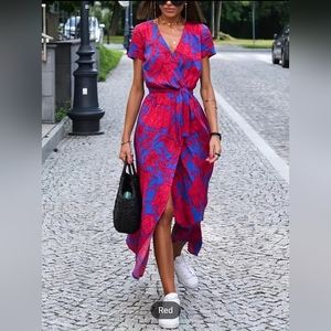 Boho short sleeved Dress 👗